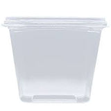 Pote Quadrado Com Tampa 250ml C/20 - Prafesta