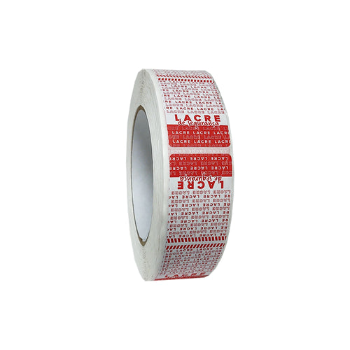 Etiqueta Lacre Segurança Delivery 30x90 Vermelho (500 Un.)