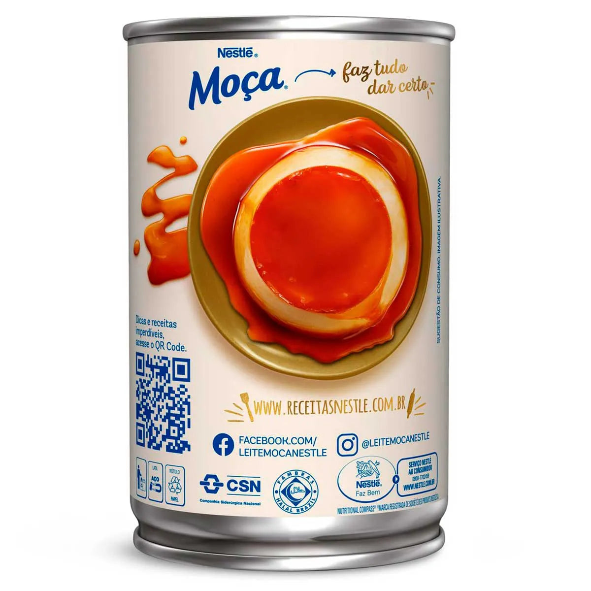 Leite Condensado Moça Lata 395g - NESTLÉ