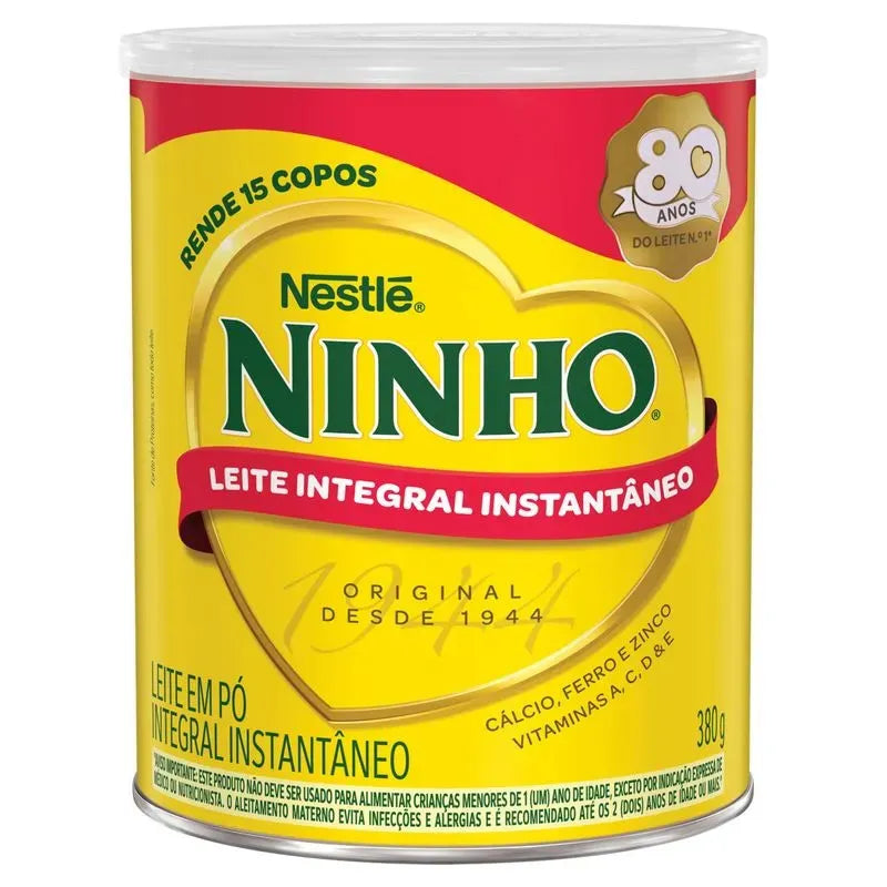 Leite em Pó Ninho Integral Instantâneo 380g - Nestlé