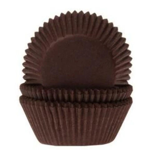 Forminha Mini Cupcake Marrom C/ 54 - Ultrafest