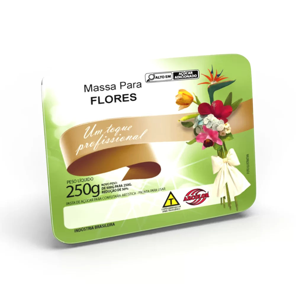 Massa Para Flores Branca 250g - Arcolor