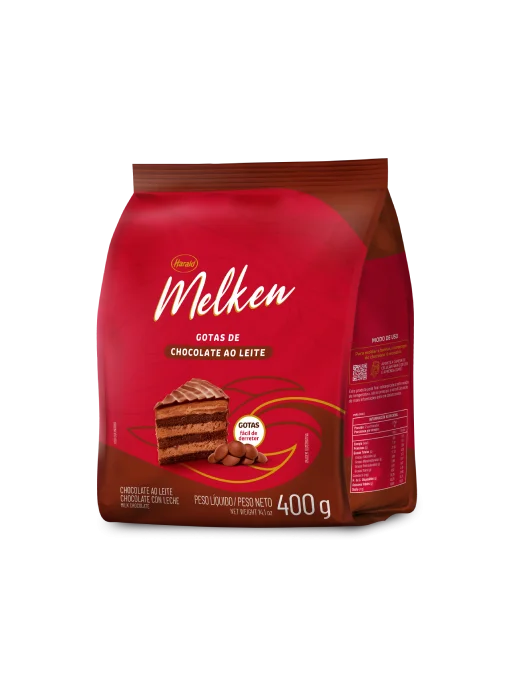 CHOCOLATE EM GOTAS MELKEN AO LEITE 400g - HARALD