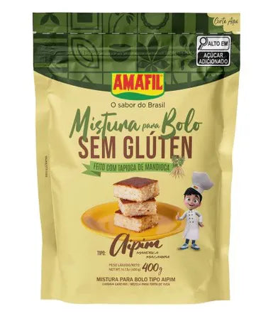 MISTURA BOLO AMAFIL AIPIM SEM GLUTEN 400GR