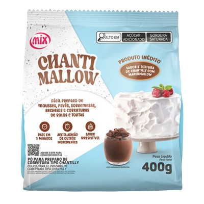 Pó Para Preparo Chantimallow 400g - MIX