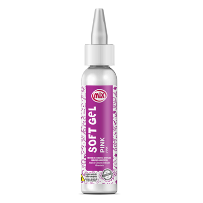 Corante Soft Gel 60g Mix - Pink