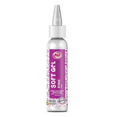 Corante Soft Gel MIX 25g - PINK
