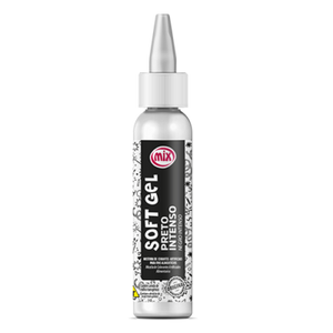 Corante Soft Gel MIX 25g - PRETO INTENSO