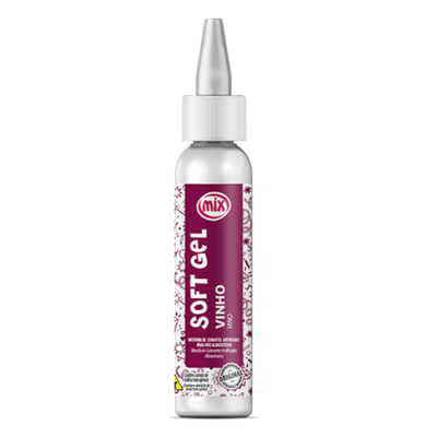 Corante Soft Gel MIX 25g - VINHO