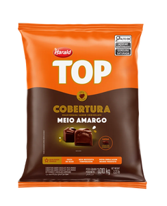 Cobertura Top Meio Amargo em Gotas 1,01kg - Harald