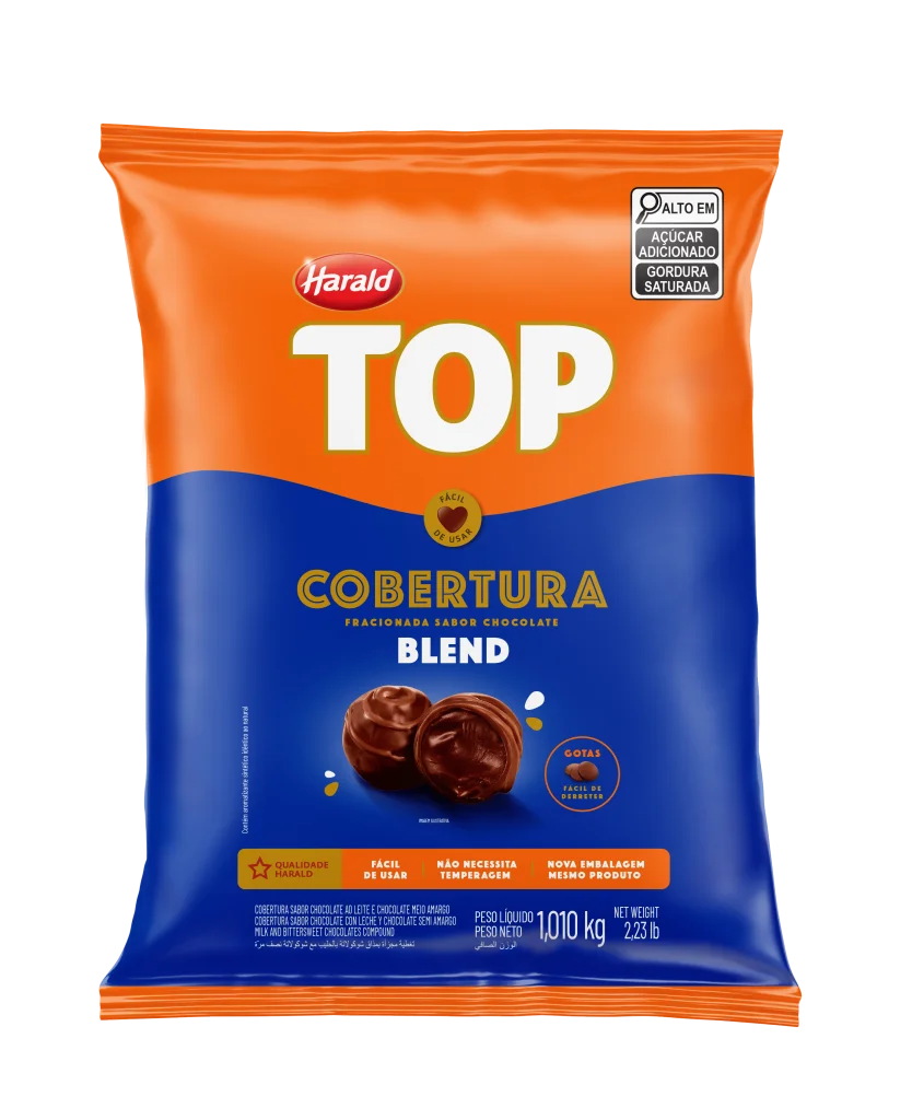 Cobertura Top Em Moedas Blend 1,01kg - Harald