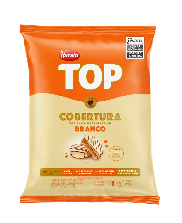 Cobertura TOP Branco em Gotas 1,01kg