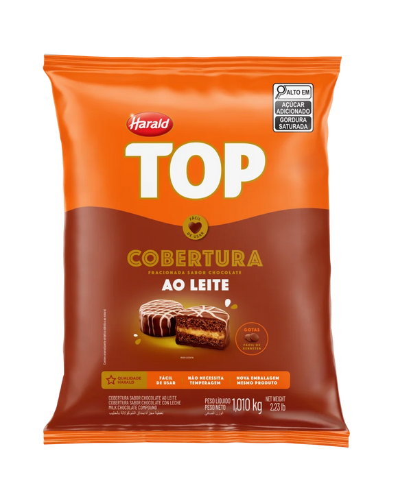 Cobertura TOP Ao Leite em Gotas 1,01kg