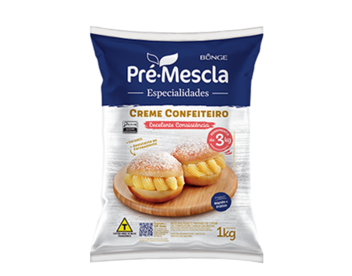 Creme de confeiteiro 1kg - Pré mescla