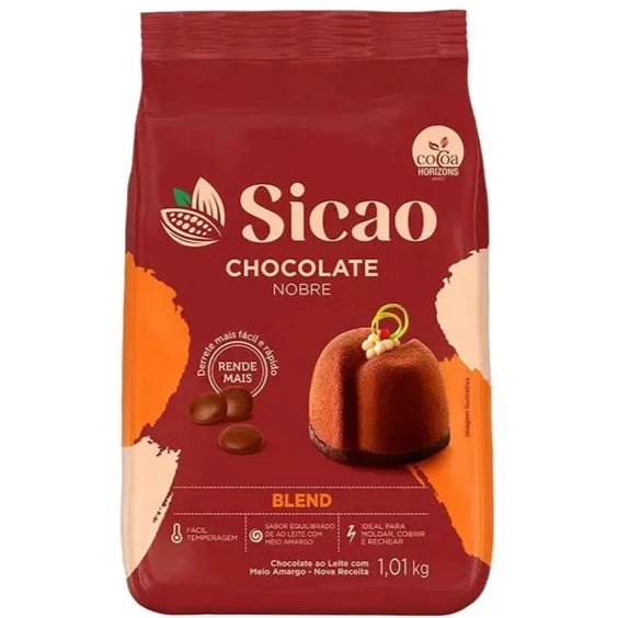 Chocolate Nobre Gotas Blend 1kg - Sicao