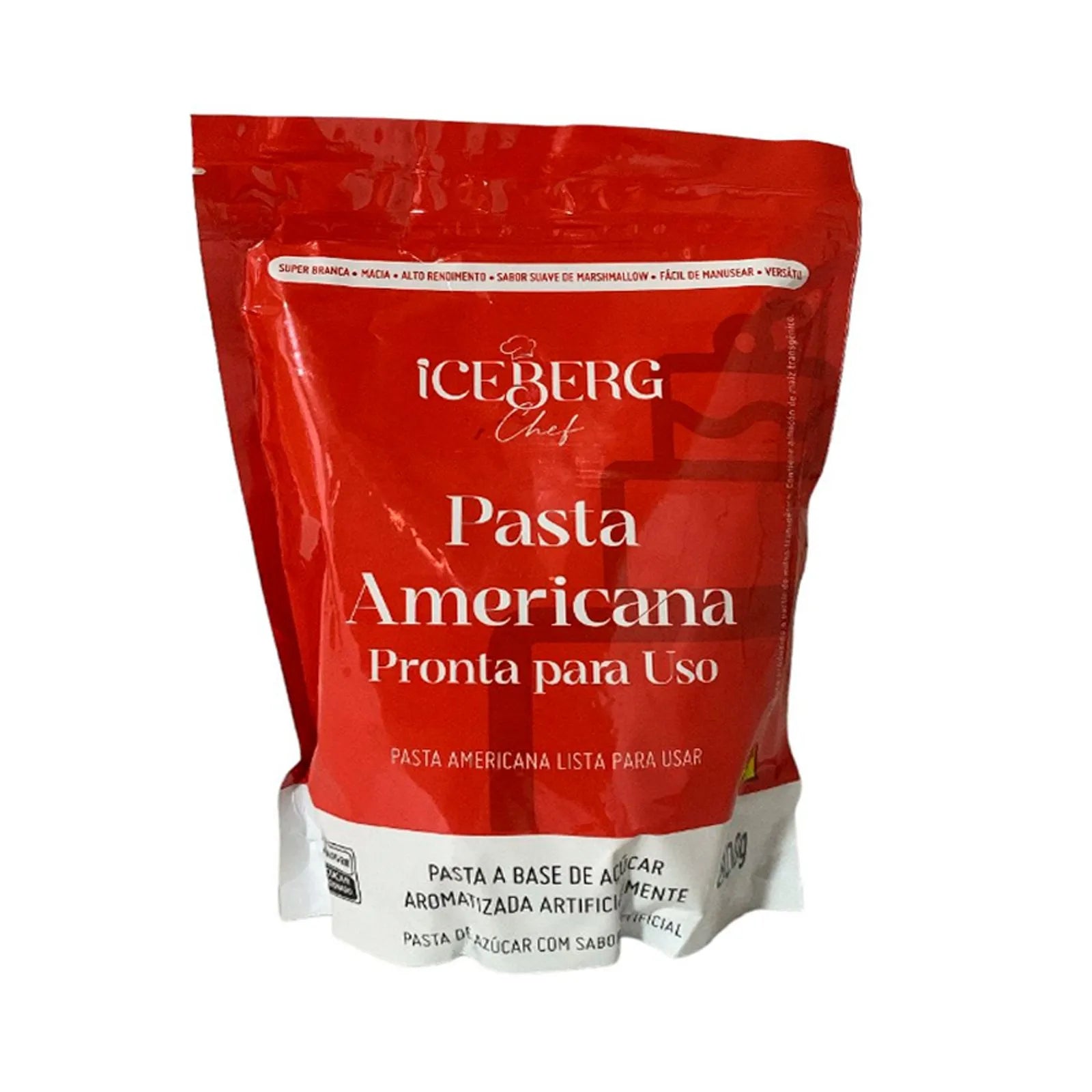 Pasta Americana 800g Tradicional Branca - Iceberg