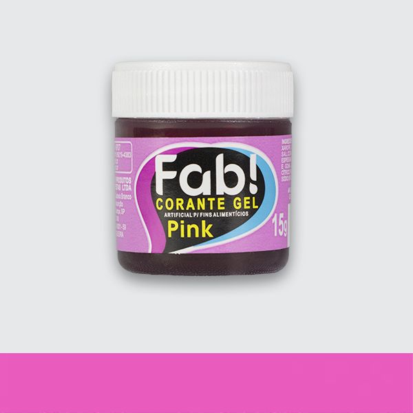 Corante em Gel Fab 15g - PINK