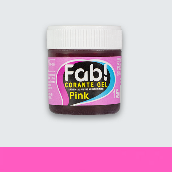 Corante em Gel Fab 15g - PINK