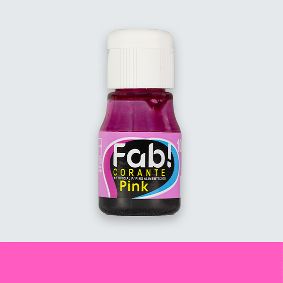 Corante Liquído FAB Cores 10ml - Pink