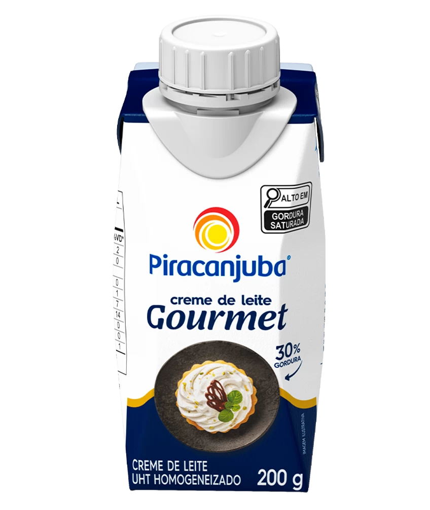 Creme de Leite Gourmet 200g - Piracanjuba