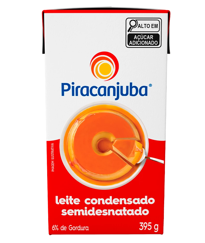 Leite Condensado Semidesnatado  395g - Piracanjuba