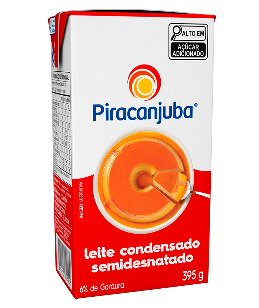 Leite Condensado Semidesnatado Piracanjuba 395g
