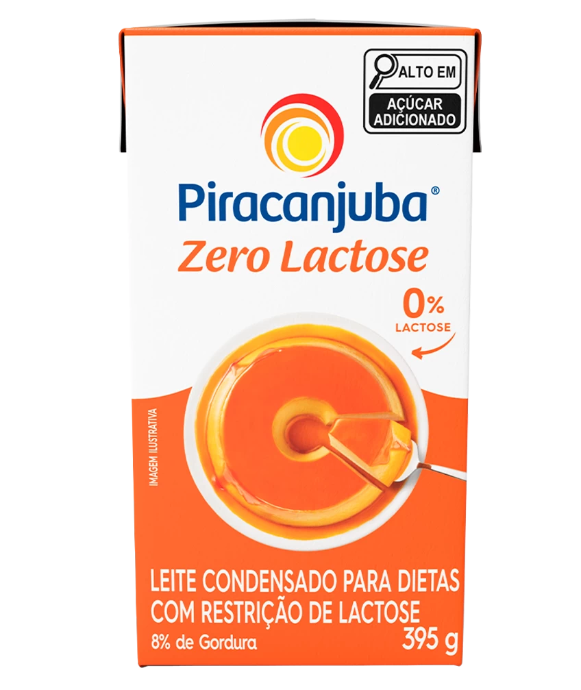 Leite Condensado Zero Lactose 395g - Piracanjuba