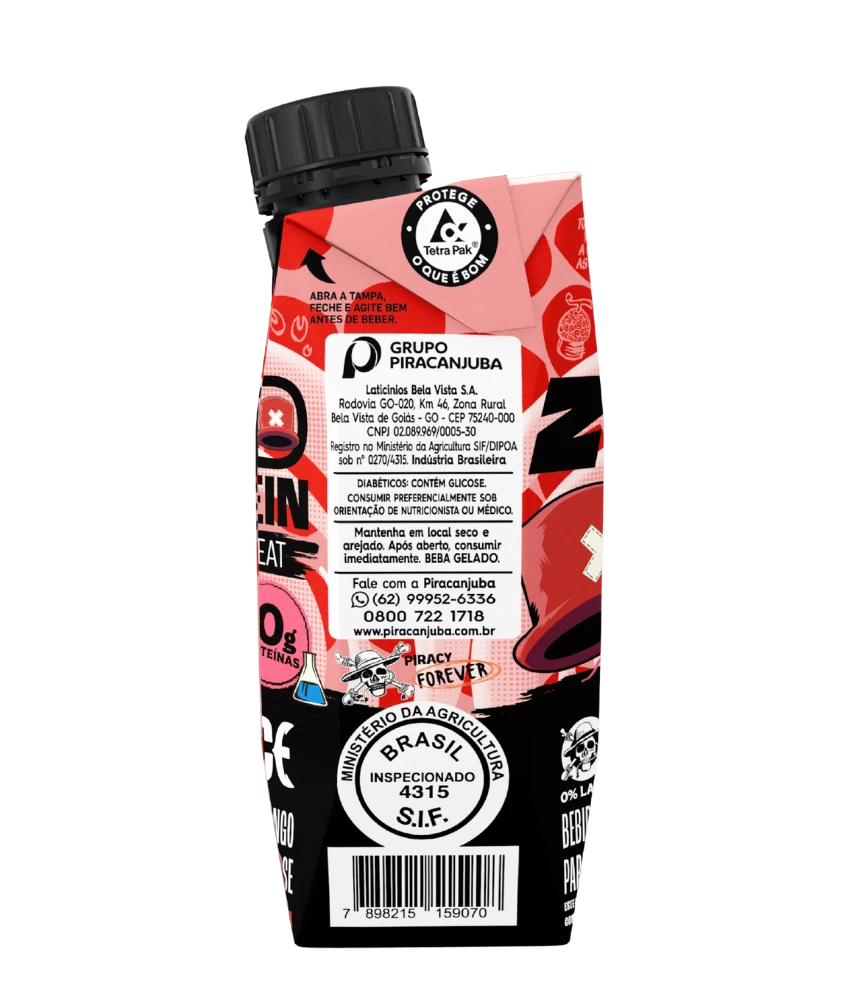 Bebida Láctea Piracanjuba 10g Proteína - Morango