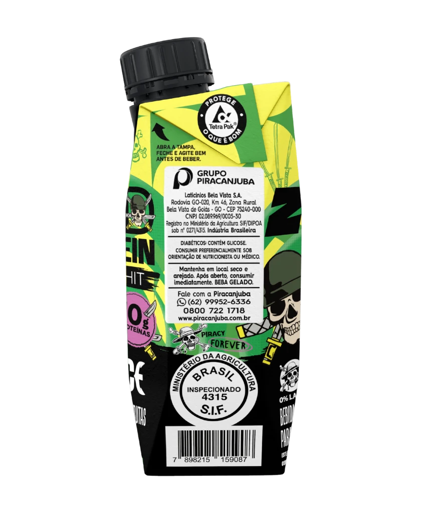 Bebida Láctea Piracanjuba 10g Proteína - Vitamina De Frutas