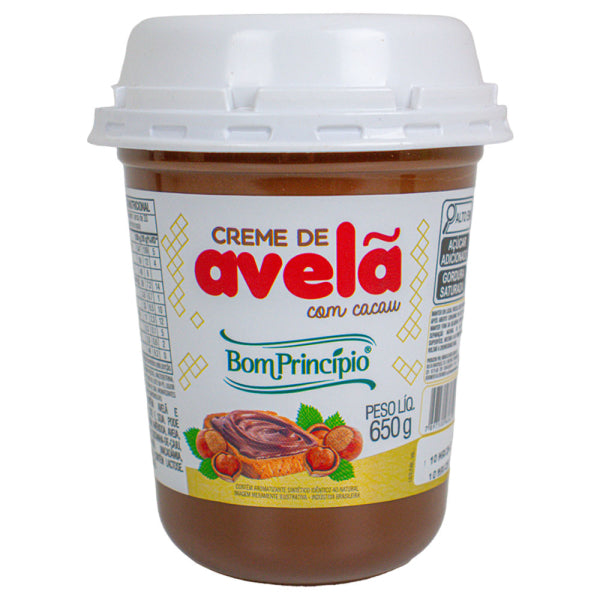 Creme De Avelã Com Cacau 650g - Bom Príncipo