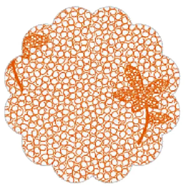 Tapetinho P/ Doce Floral nº7 Dafesta c/100 und - LARANJA