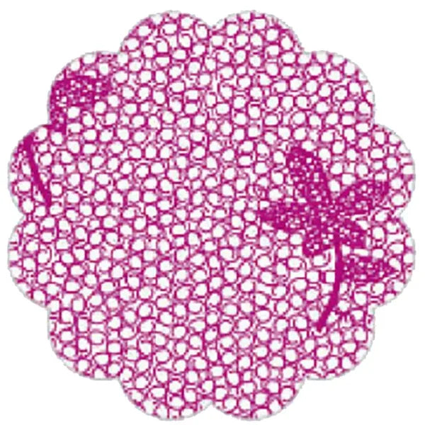 Tapetinho P/ Doce Floral nº7 Dafesta c/100 und - PINK