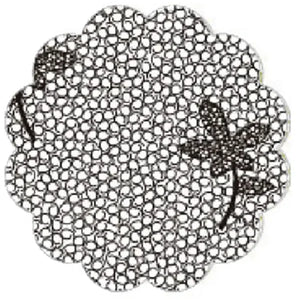 Tapetinho P/ Doce Floral nº7 Dafesta c/100 und - MARROM