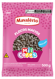 Granulado Flocos Macios Mesclado 500g - MIL CORES MAVALÉRIO