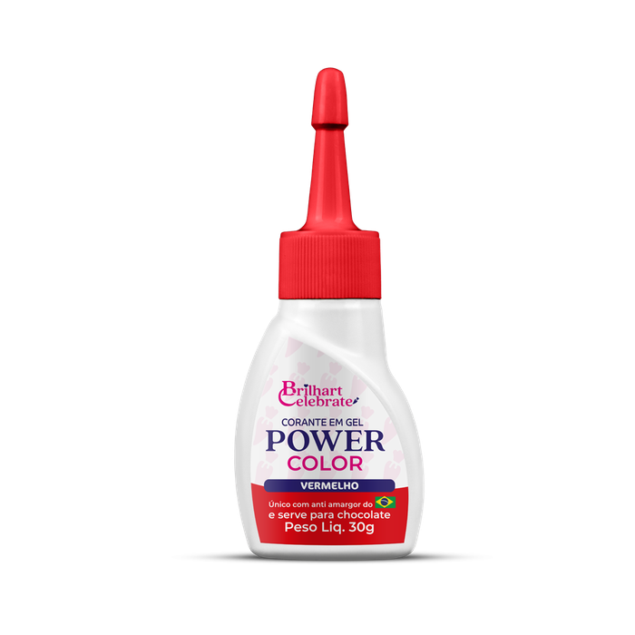 Corante Em Gel 30g Vermelho - Brilhart Celebrate