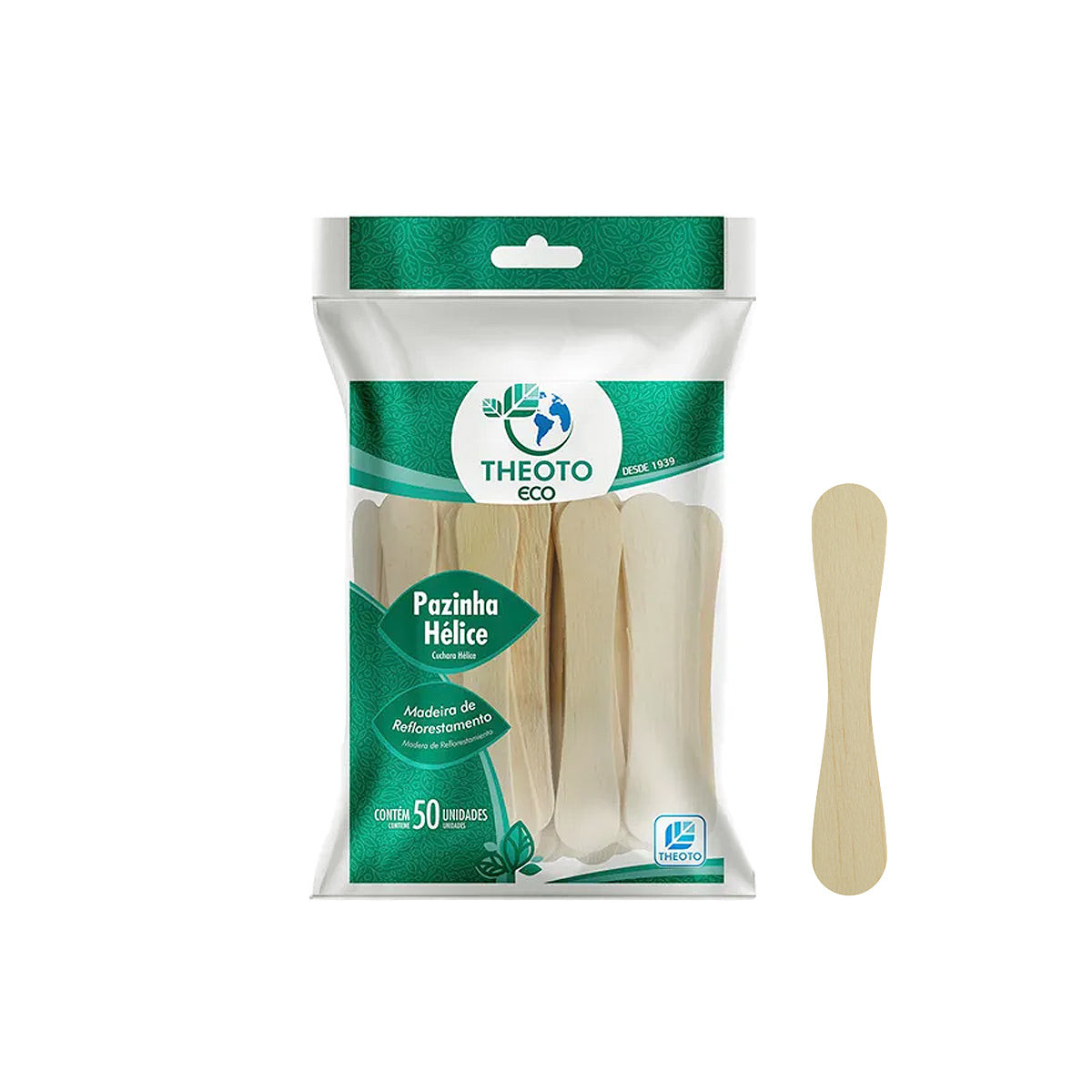 Pazinha Sobremesa Pequena Madeira C/50