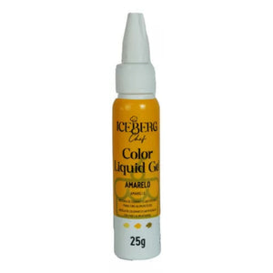 Corante Liquid Gel Amarelo 25g ICEBERG