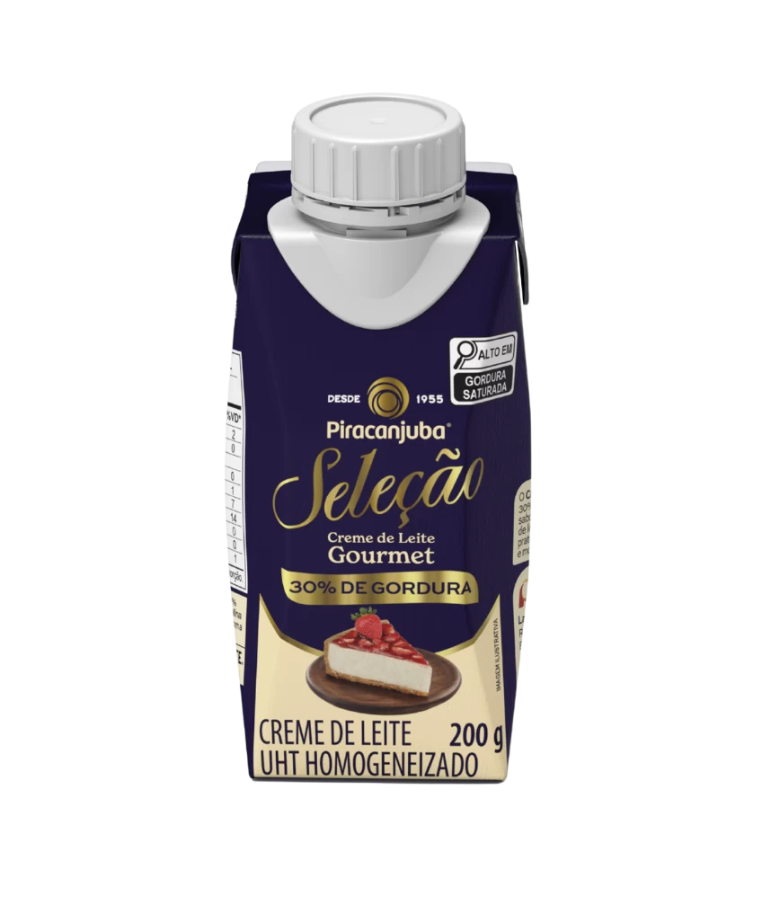 Creme de Leite Gourmet Seleção 200g - Piracanjuba