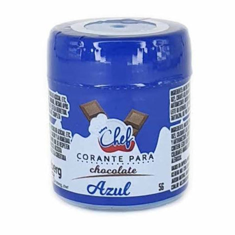 Corante Em Pó Lipossolúvel P/ Chocolate Iceberg 5g - Azul