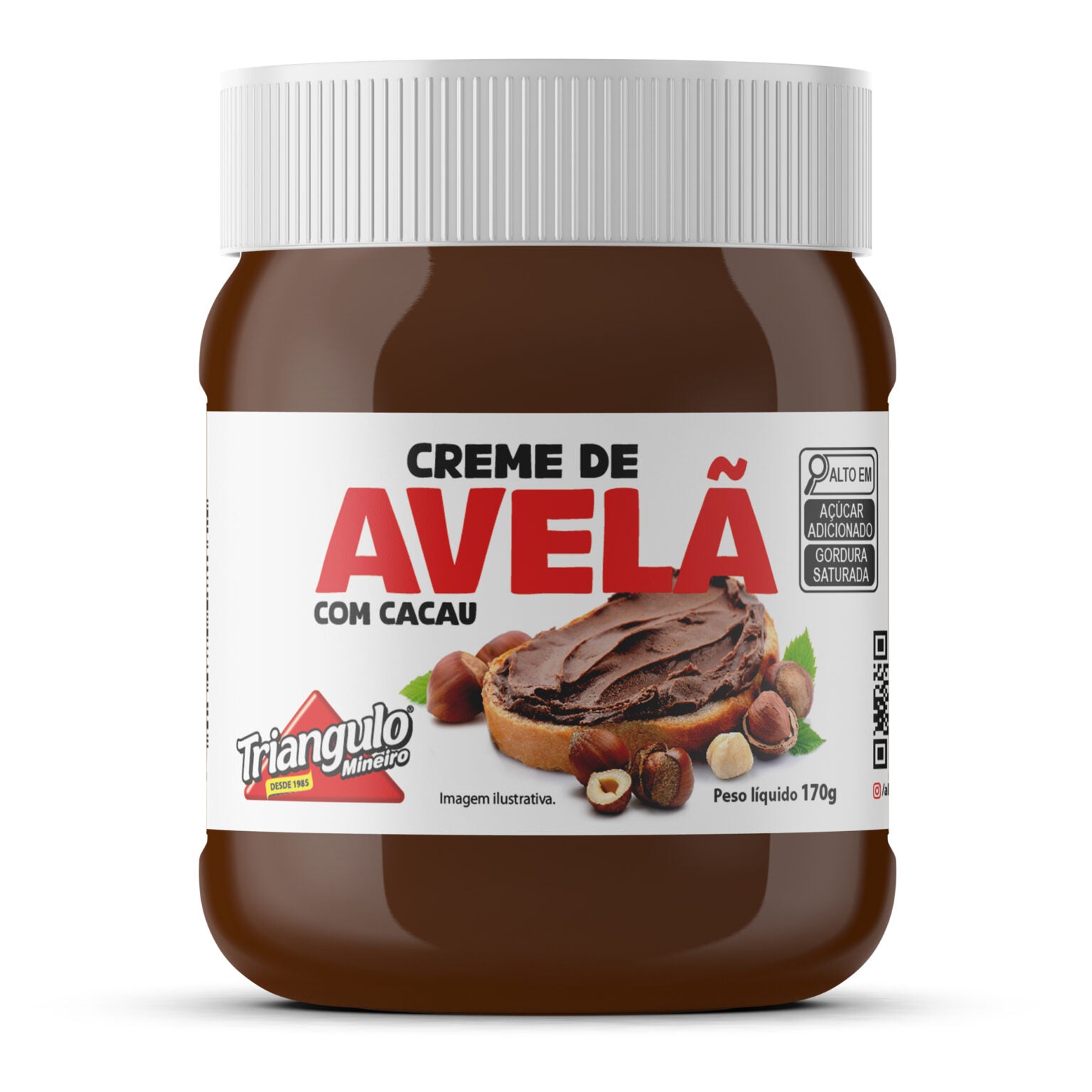 Creme De Avelã Com Cacau 170g - Triângulo