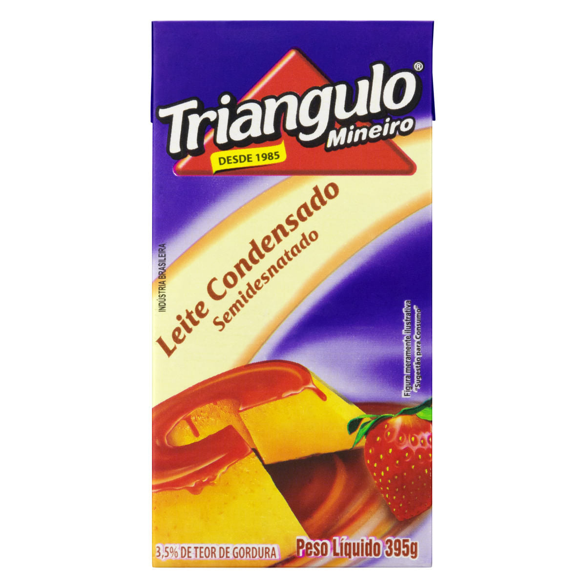 Leite Condensado Semidesnatado 395g - Triangulo Mineiro