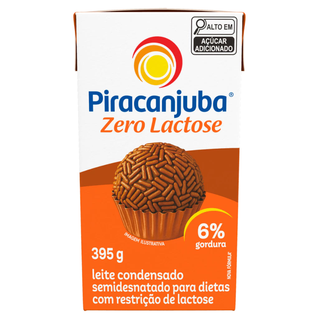 Leite Condensado Zero Lactose 395g - Piracanjuba