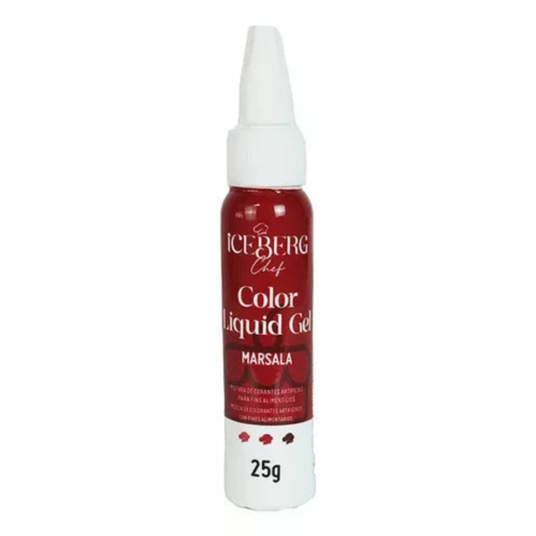 Corante Liquid Gel Color 25g Iceberg - Marsala