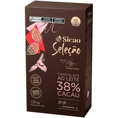 Chocolate ao Leite Seleção 38% - 1,01kg SICAO