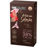 Chocolate Sicao Seleção 1,01kg ao Leite 38% Cacau