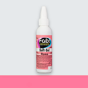 Corante Soft Gel Fab 25G - ROSA