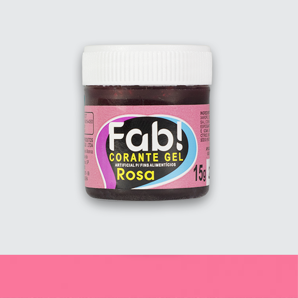 Corante em Gel Fab 15g - ROSA