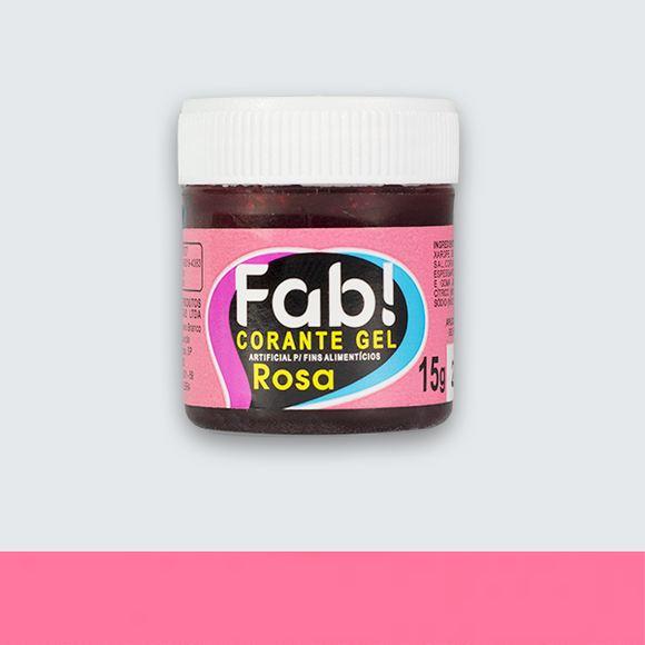 Corante em Gel Fab 15g - ROSA