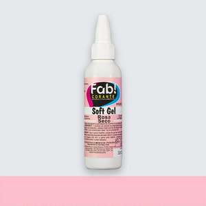 Corante Soft Gel Fab 25G - ROSA SECO