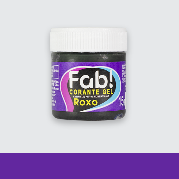 Corante em Gel Fab 15g - ROXO